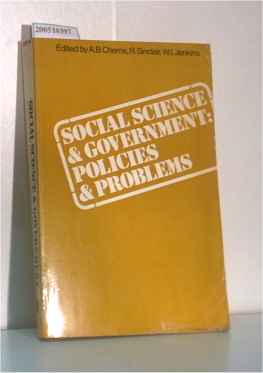 Seller image for Social Science and Government: Policies and Problems for sale by ralfs-buecherkiste