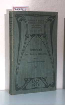 Seller image for Anthologie des poetes francais Sammlung franzsischer Gedichte for sale by ralfs-buecherkiste