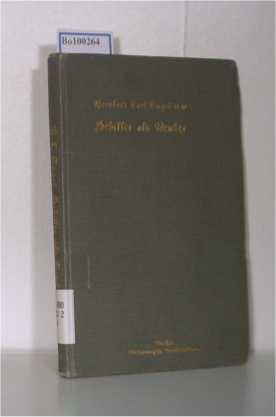 Bild des Verkufers fr Schiller als Denker, Prolegomena zu Schillers philosophischen Schriften zum Verkauf von ralfs-buecherkiste