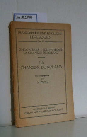 Imagen del vendedor de La Chanson de Roland (Franzsische und Englische Lesebogen Nr.85) a la venta por ralfs-buecherkiste