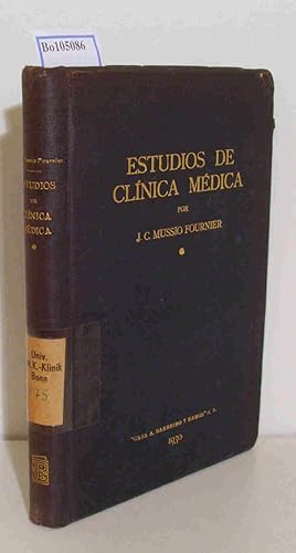 Bild des Verkufers fr Estudios de Clinica Medica zum Verkauf von ralfs-buecherkiste