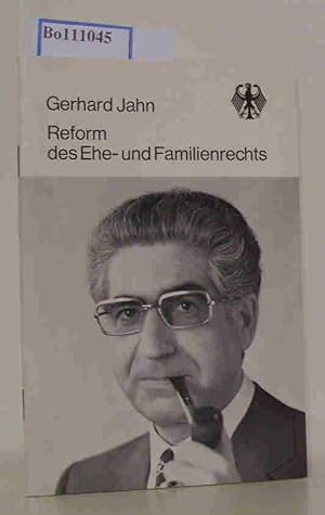 Bild des Verkufers fr Reform des Ehe- und Familienrechts (Rede vor dem Bundestag am 13. Oktober 1971) zum Verkauf von ralfs-buecherkiste
