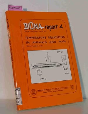Bild des Verkufers fr Temperature Relations in Animals and Man / Biona-report 4 zum Verkauf von ralfs-buecherkiste