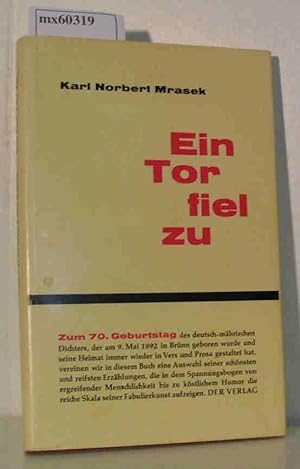 Seller image for Ein Tor fiel zu. Erzhlungen for sale by ralfs-buecherkiste