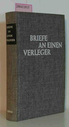Seller image for Briefe an einen Verleger Max Niedermayer zum 60. Geburtstag for sale by ralfs-buecherkiste