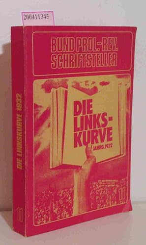 Imagen del vendedor de Die Luinkskurve Band 11 - Jahrgang 1932 a la venta por ralfs-buecherkiste