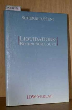 Seller image for Liquidations-Rechnungslegung for sale by ralfs-buecherkiste