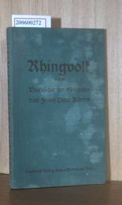 Seller image for Rhingvolk for sale by ralfs-buecherkiste