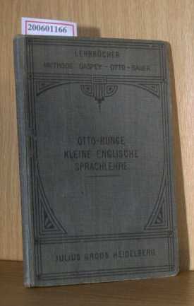 Seller image for Kleine Englische Sprachlehre for sale by ralfs-buecherkiste