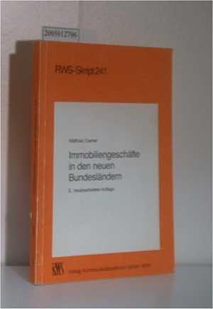 Seller image for Immobiliengeschfte in den neuen Bundeslndern for sale by ralfs-buecherkiste