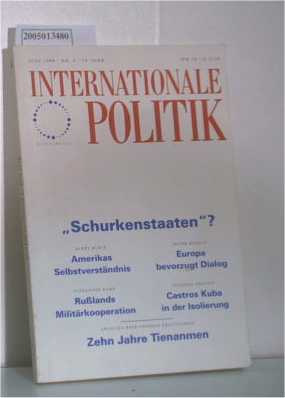 Seller image for Internationale Politik. - 54. Jahr / 1999, Nr. 6 for sale by ralfs-buecherkiste