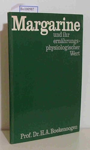 Imagen del vendedor de Margarine und ihr ernhrungsphysiologischer Wert a la venta por ralfs-buecherkiste