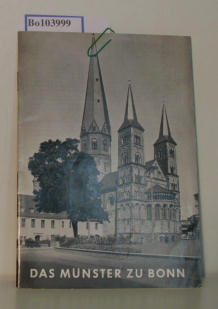 Bild des Verkufers fr Kunstfhrer Nr. 593/1954: Das Mnster zu Bonn zum Verkauf von ralfs-buecherkiste