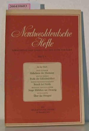 Imagen del vendedor de Norwestdeutsche Hefte, Heft 7/1946, Oktober 1946 a la venta por ralfs-buecherkiste
