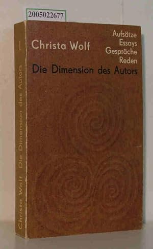 Bild des Verkufers fr Die Dimension des Autors Essays und Aufstze, Reden und Gesprche 1959 - 1985 / Band I zum Verkauf von ralfs-buecherkiste