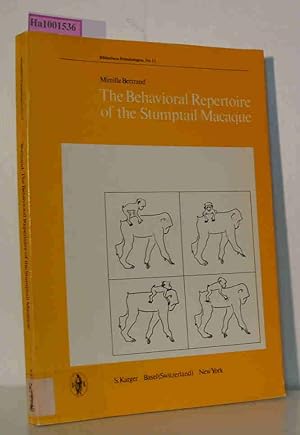 Immagine del venditore per The Behavioral Repertoire of the Stumptail Macaque Bibliotheca Primatologica, No.11 venduto da ralfs-buecherkiste