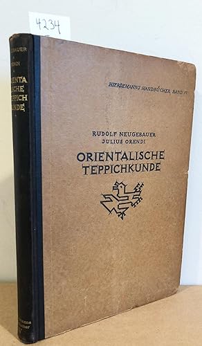 Image du vendeur pour Handbuch der Orientalische Teppichkunde Hiersemanns Handbucher IV mis en vente par Carydale Books