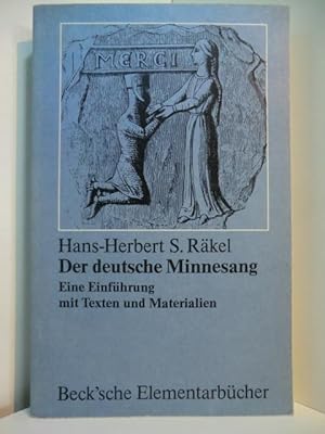 Bild des Verkufers fr Der deutsche Minnesang. Eine Einfhrung mit Texten und Materialien zum Verkauf von Antiquariat Weber