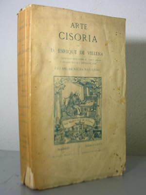 Imagen del vendedor de ARTE CISORIA con varios estudios sobre su vida y obras y muchas notas y apndices por Felipe-Benicio Navarro. Ejemplar impreso y exornado para el subscriptor Sr. Marqus de Vallgornera a la venta por LLIBRES del SENDERI