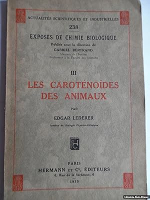 Image du vendeur pour Les carotnodes des animaux mis en vente par Librairie Alain Brieux