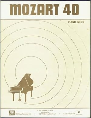 Seller image for Mozart 40: Piano Solo for sale by Hall of Books