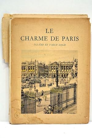 Seller image for Le charme de Paris. Eglises et vieux logis. Illustrations en couleurs de Andr de Doba. for sale by ltimo Captulo S.L.