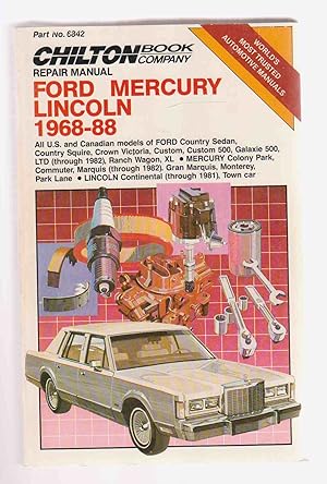 Seller image for Ford Mercury Lincoln 1968-88 for sale by Riverwash Books (IOBA)