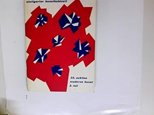 Stuttgarter Kunstkabinett. 35. auktion moderne kunst 20. und 21. Mai 1960 2. Teil