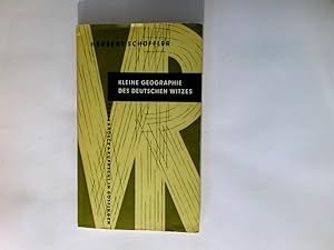 Imagen del vendedor de Kleine Geographie des deutschen Witzes. a la venta por Antiquariat Buchhandel Daniel Viertel