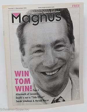 Seller image for Magnus; queer news, opinions and culture vol. 1, December 1999 for sale by Bolerium Books Inc.