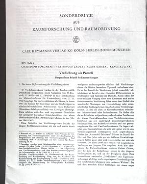 Imagen del vendedor de Verdichtung als Proze, dargestellt am Beispiel des Raumes Stuttgart; Sonderdruck aus: Raumforschung und Raumordnung; a la venta por books4less (Versandantiquariat Petra Gros GmbH & Co. KG)