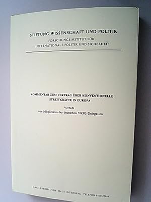 Seller image for Kommentar zum Vertrag ber konventionelle Streitkrfte in Europa. for sale by Antiquariat Bookfarm