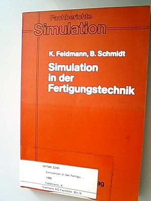 Seller image for Simulation in der Fertigungstechnik for sale by Antiquariat Bookfarm