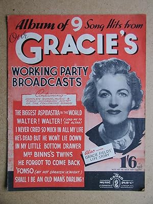 Seller image for Album of 9 Song Hits from Our Gracie's Working Party Broadcasts. for sale by N. G. Lawrie Books