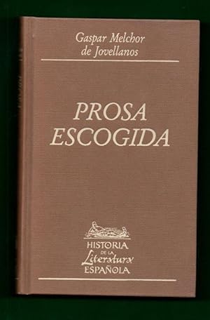 Seller image for PROSA ESCOGIDA. for sale by Librera DANTE