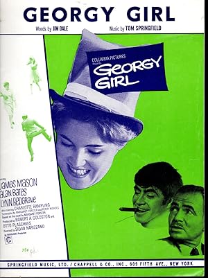 Imagen del vendedor de "George Girl".from the Colubmia Pictures' Movie Georgy Girl (Sheet Music) a la venta por Dorley House Books, Inc.