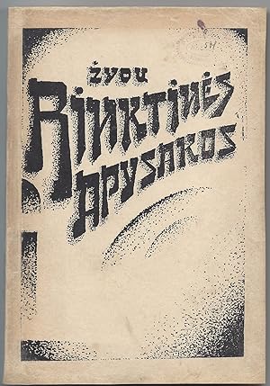 Seller image for [Rinktines zydu apysakos.]Rinktin s zydu apysakos. O[zeris] Finkelsteinas, Ch[ackelis] Lemchenas, G[enrikas] Zimanas. [Selected Jewish Stories.] for sale by Fldvri Books