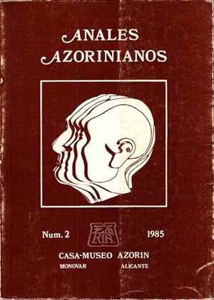 Imagen del vendedor de ANALES AZORIANOS. N2. CASA-MUSEO AZORN a la venta por Librera Vobiscum