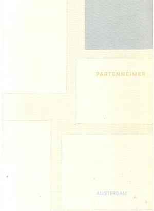 Bild des Verkufers fr Partenheimer ; Cantos [erscheint anlsslich der Ausstellungen im Stedelijk Museum : 5.9.1997-19.10.1998 und im Instituto Valenciano de Arte Moderno : 29.1.1998-29.3.1998] ; / Stedelijk Museum ; Stedelijk Museum Amsterdam : Catalogus ; 813 zum Verkauf von Licus Media