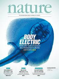 Nature Magazine, 7 June 2018, Issue No. 7708 (Cover Story, "Body Electric: Molecular Basis of Sen...