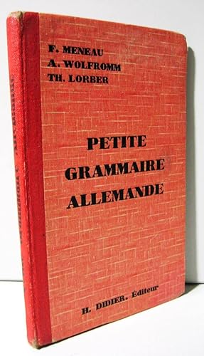Seller image for Petite grammaire Allemande for sale by Librairie Thot