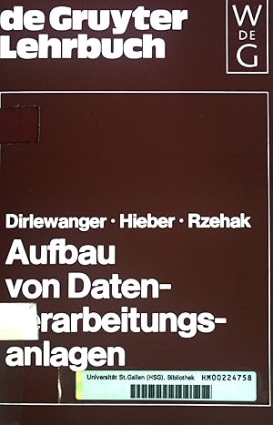 Seller image for Aufbau von Datenverarbeitungsanlagen. for sale by books4less (Versandantiquariat Petra Gros GmbH & Co. KG)
