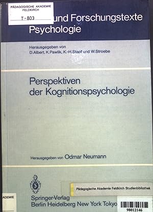 Immagine del venditore per Perspektiven der Kognitionspsychologie. Lehr- und Forschungstexte Psychologie; Bd. 15. venduto da books4less (Versandantiquariat Petra Gros GmbH & Co. KG)