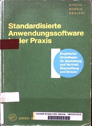 Bild des Verkufers fr Standardisierte Anwendungssoftware in der Praxis : empir. Grundlagen fr Gestaltung u. Vertrieb, Beschaffung u. Einsatz. zum Verkauf von books4less (Versandantiquariat Petra Gros GmbH & Co. KG)