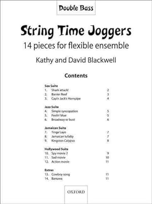 Seller image for String Time Joggers Double Bass Part : 14 Pieces for Flexible Ensemble for sale by GreatBookPrices