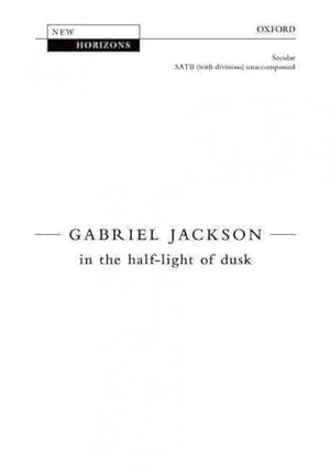 Seller image for In The Half-Light Of Dusk: Vocal Score for sale by GreatBookPrices