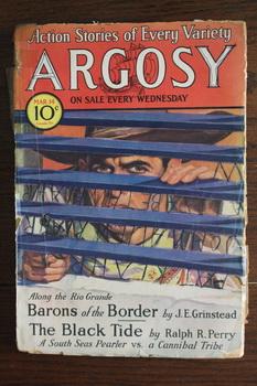 Image du vendeur pour ARGOSY (Pulp Magazine). March 14 / 1931; -- Volume 219 #4 Barons of the Border by J. E. Grinstead; mis en vente par Comic World