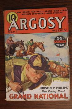 Seller image for ARGOSY WEEKLY (Pulp Magazine). May 1 / 1937; -- Volume 272 #5 Grand National by Judson P. Phillips// War for Sale by Max Brand; for sale by Comic World