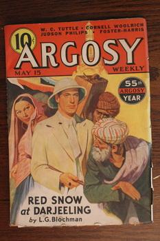 Image du vendeur pour ARGOSY WEEKLY (Pulp Magazine). May 15 /1937; -- Volume 273 #1 Red Snow at Darjeeling by L. G. Blochman // Galloping Gold by W. C. Tuttle // The Gentle Gunman by Paul Ernst; War for Sale by Max Brand;; mis en vente par Comic World