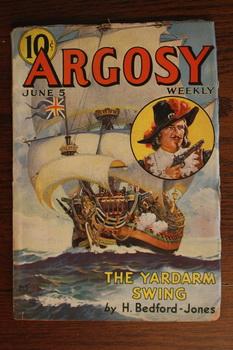 Immagine del venditore per ARGOSY WEEKLY (Pulp Magazine). June 5 / 1937; -- Volume 273 #4 Yardarm Swing by H. Bedford-Jones // Hocus Pocus by Lester Dent;; venduto da Comic World